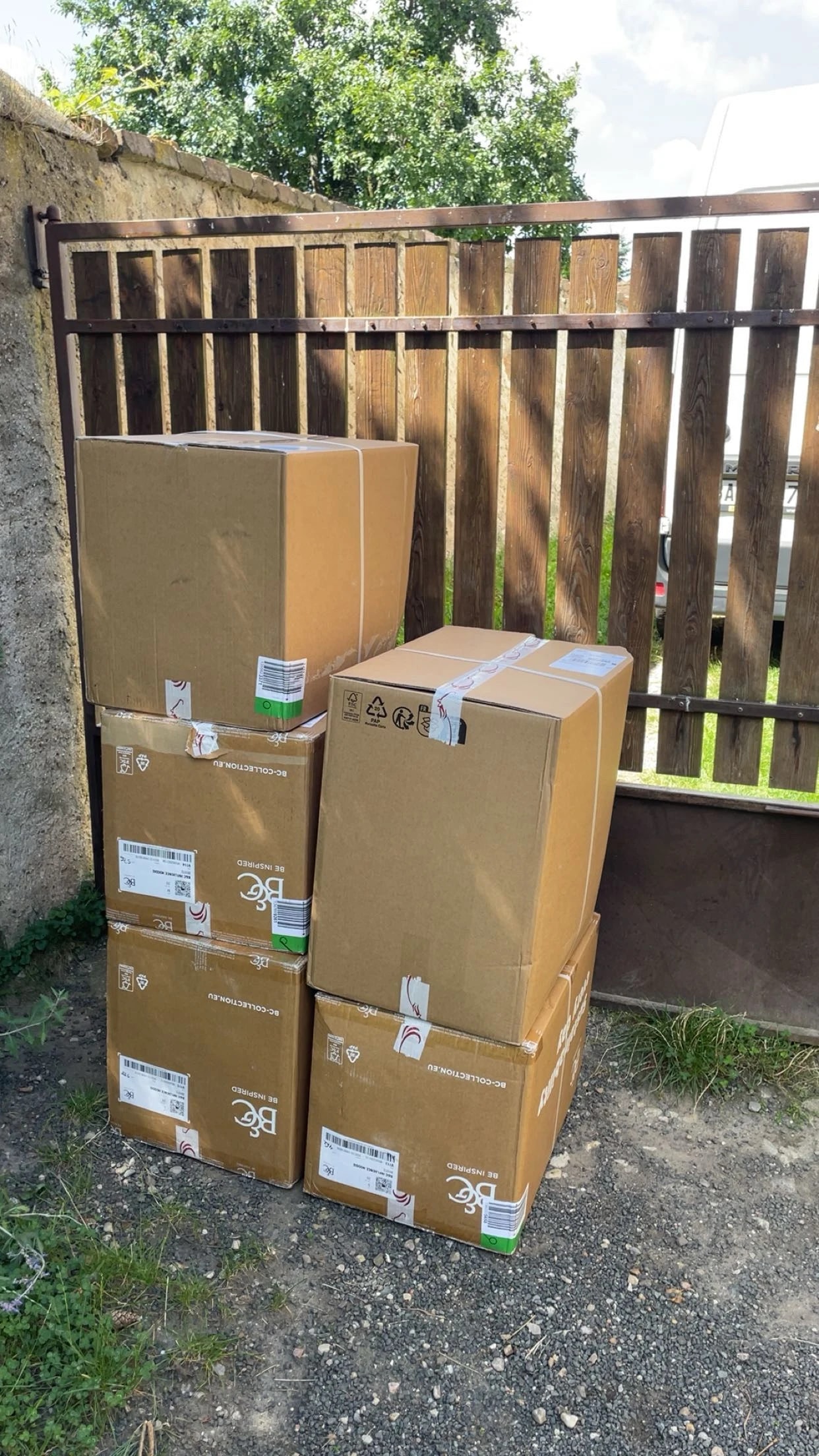 Boxes ready to ship
