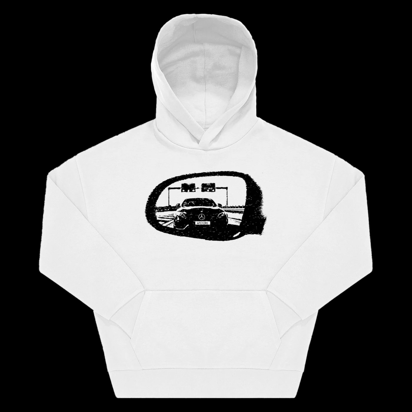 Mercedes E63 S hoodie, back
