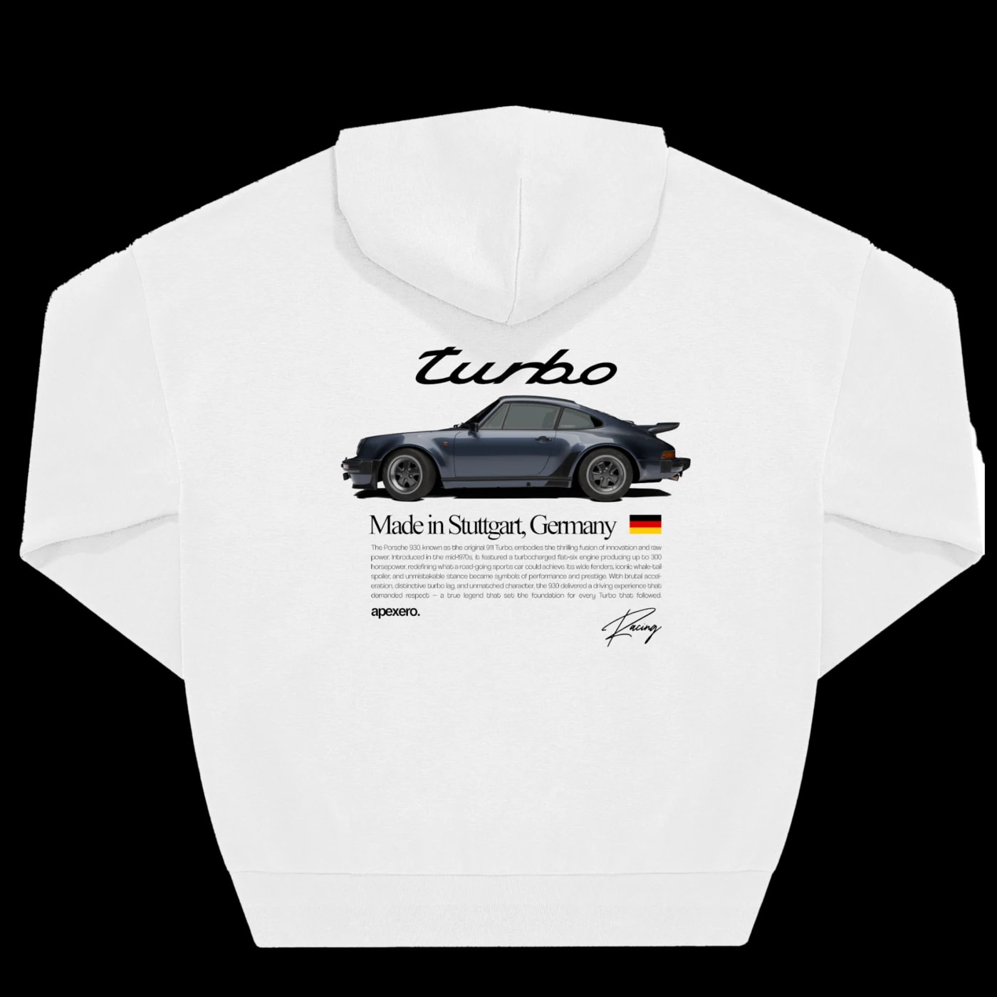 930 Turbo hoodie, back