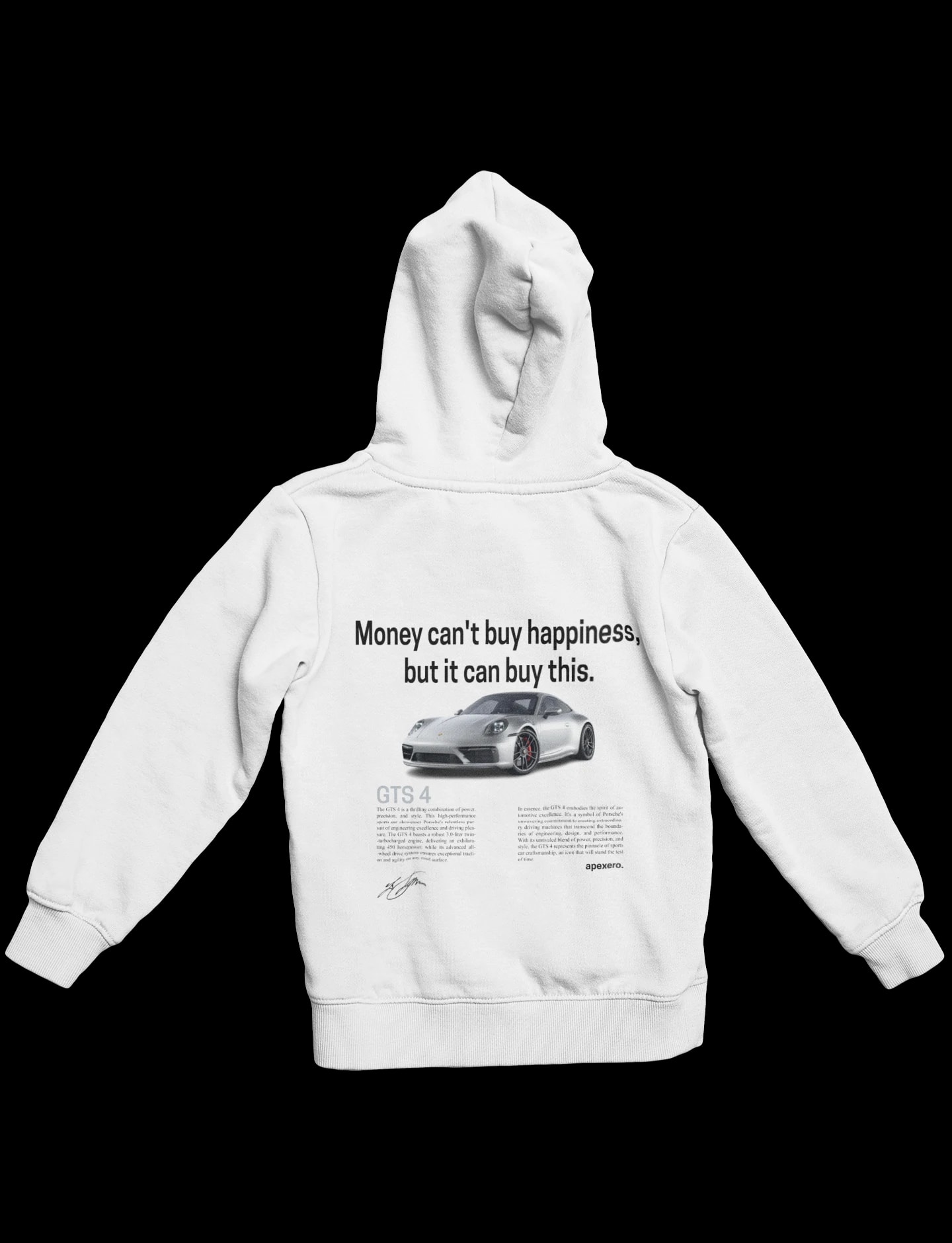Money cannot buy happiness hoodie