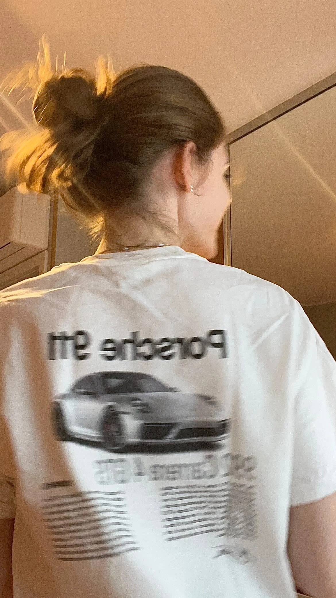 911 tee, worn back