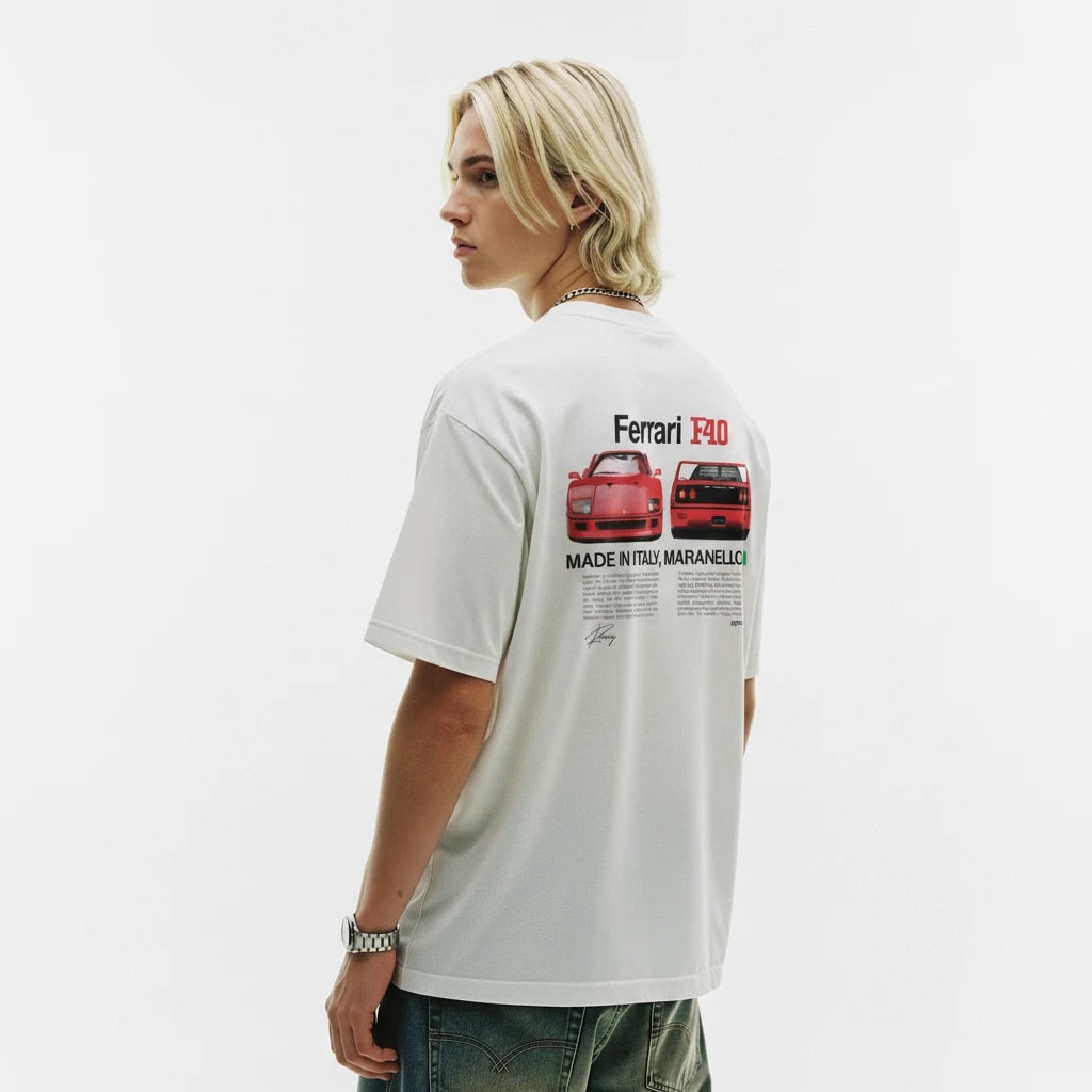 F40 tee, profile