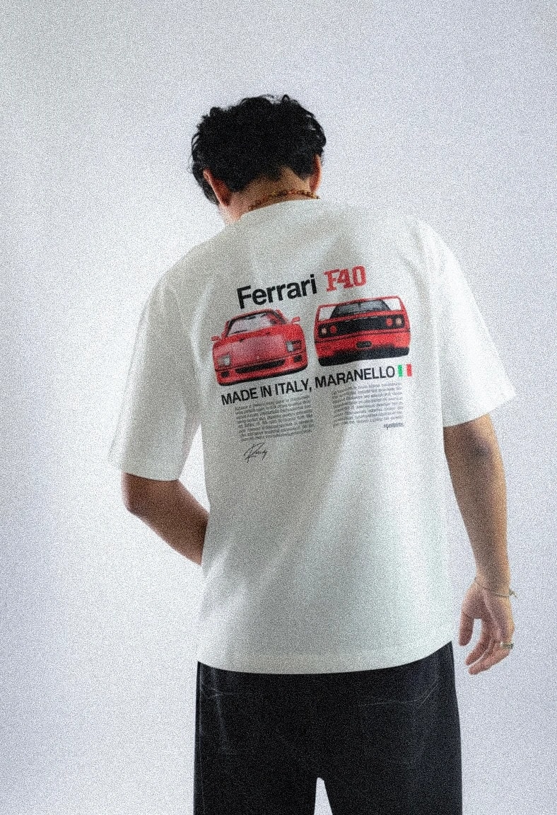F40 tee, back