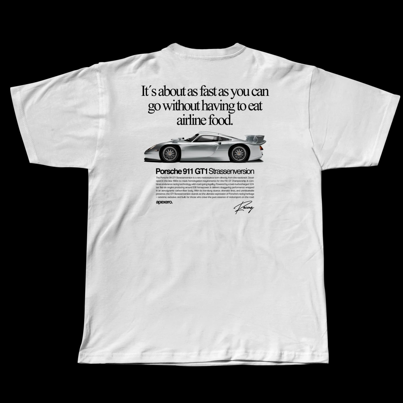 Strassenversion tee, back