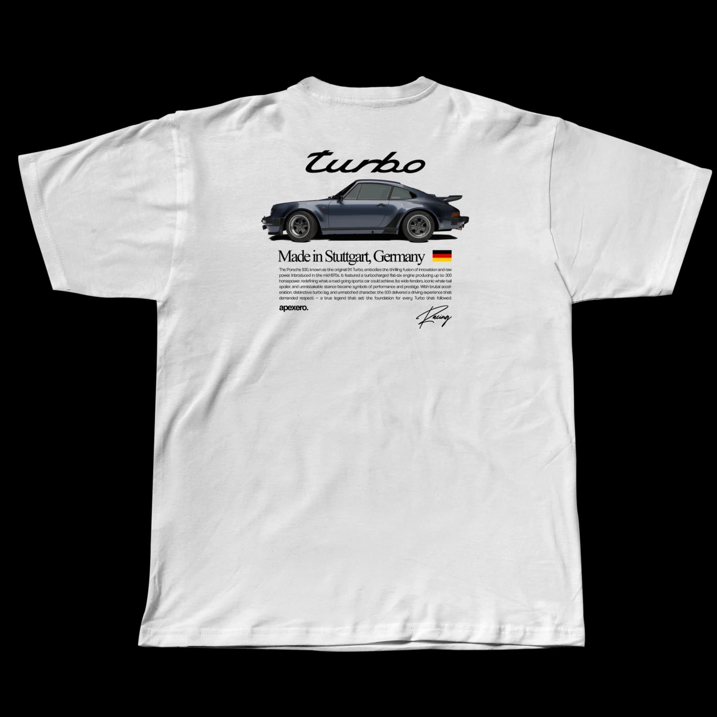 Porsche 930 Turbo tee