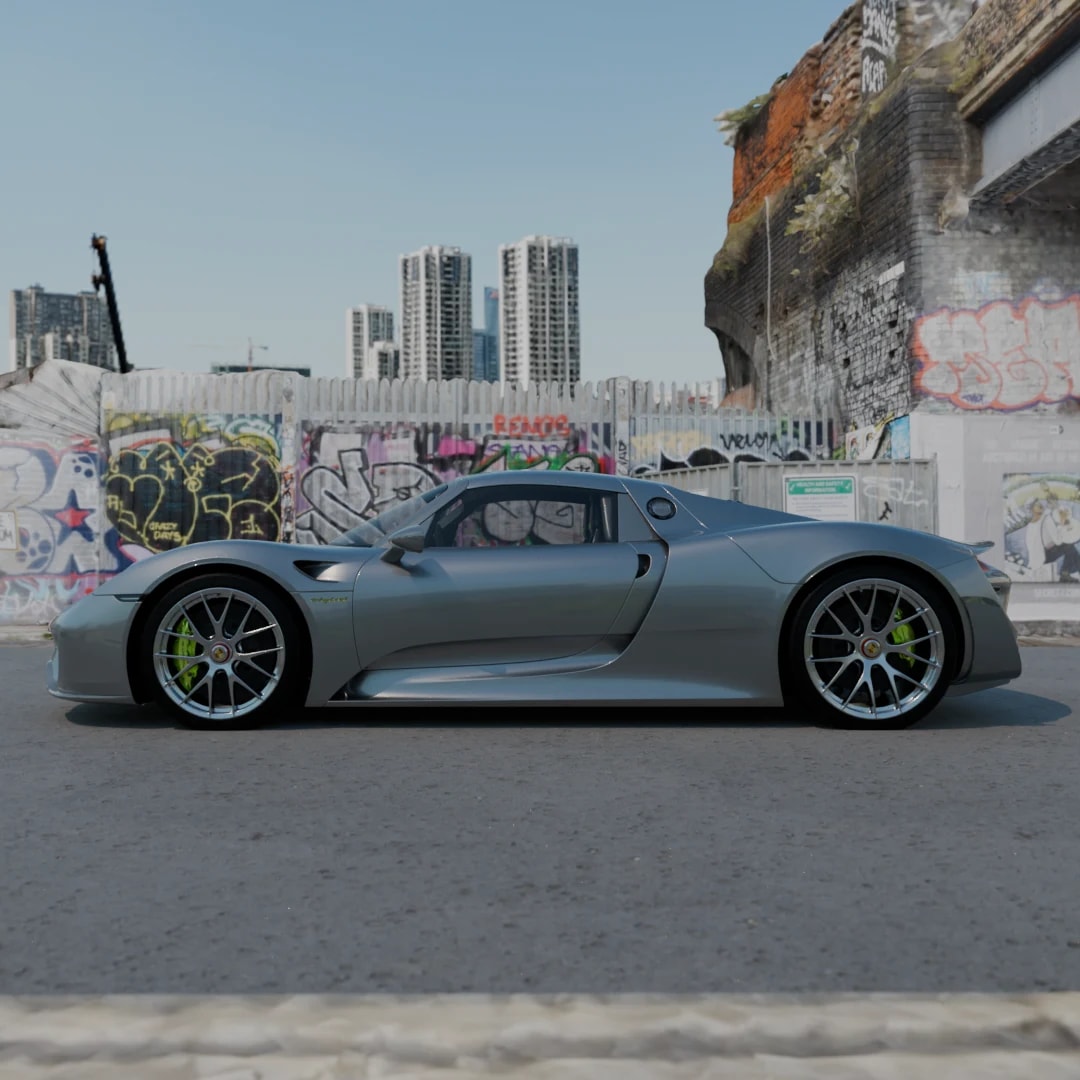 918 Spyder, side