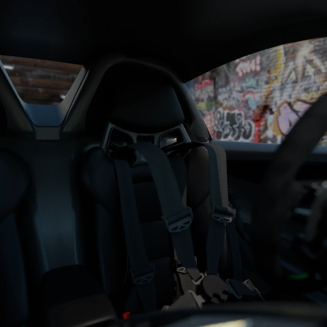 918 Spyder interior
