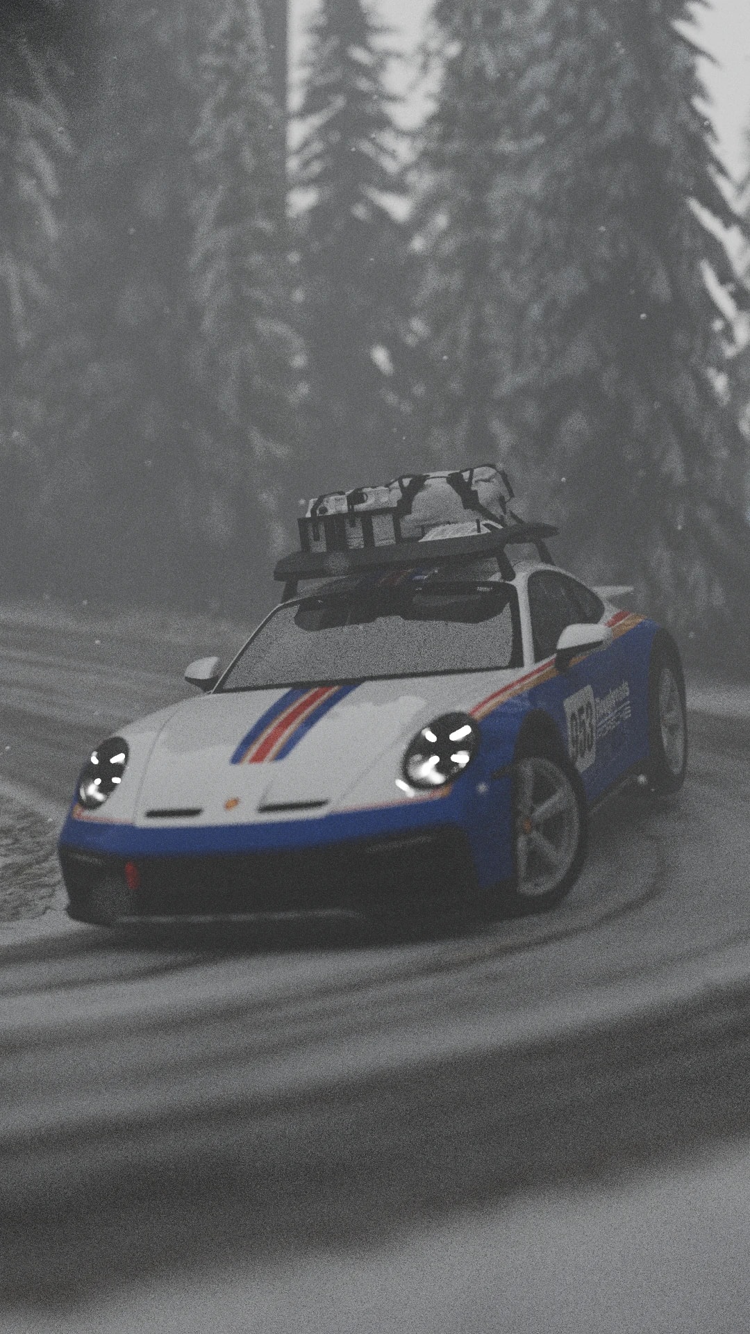 911 Dakar, sideways
