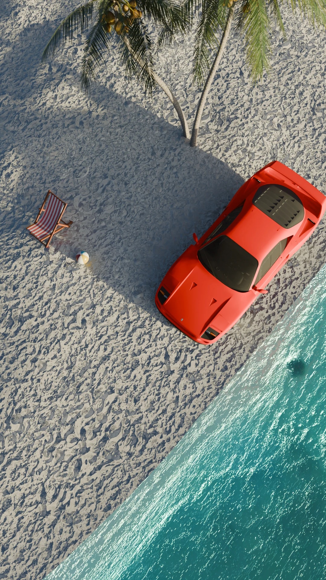 F40 by the pool