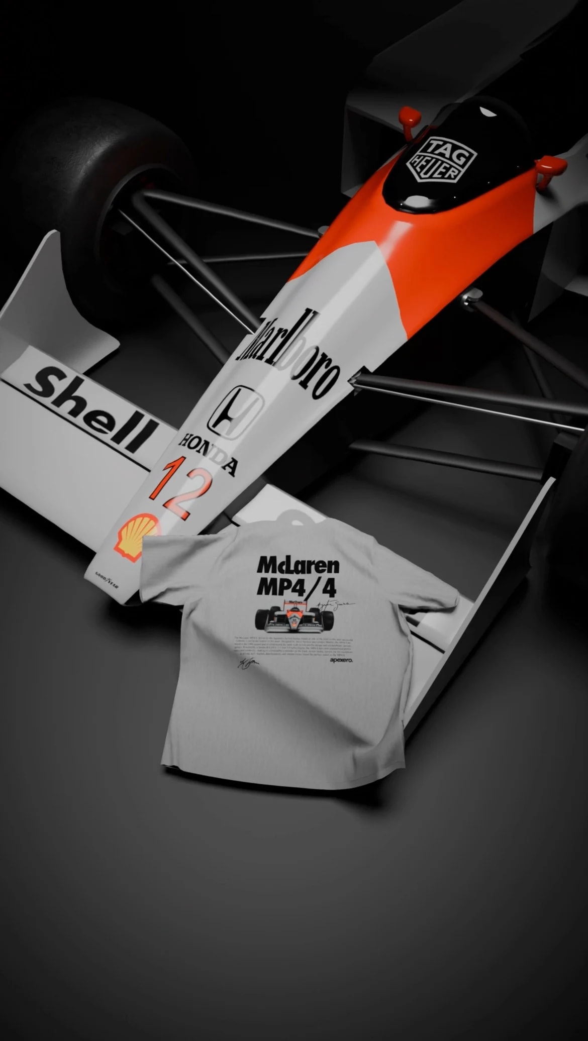 McLaren MP4/4, angle