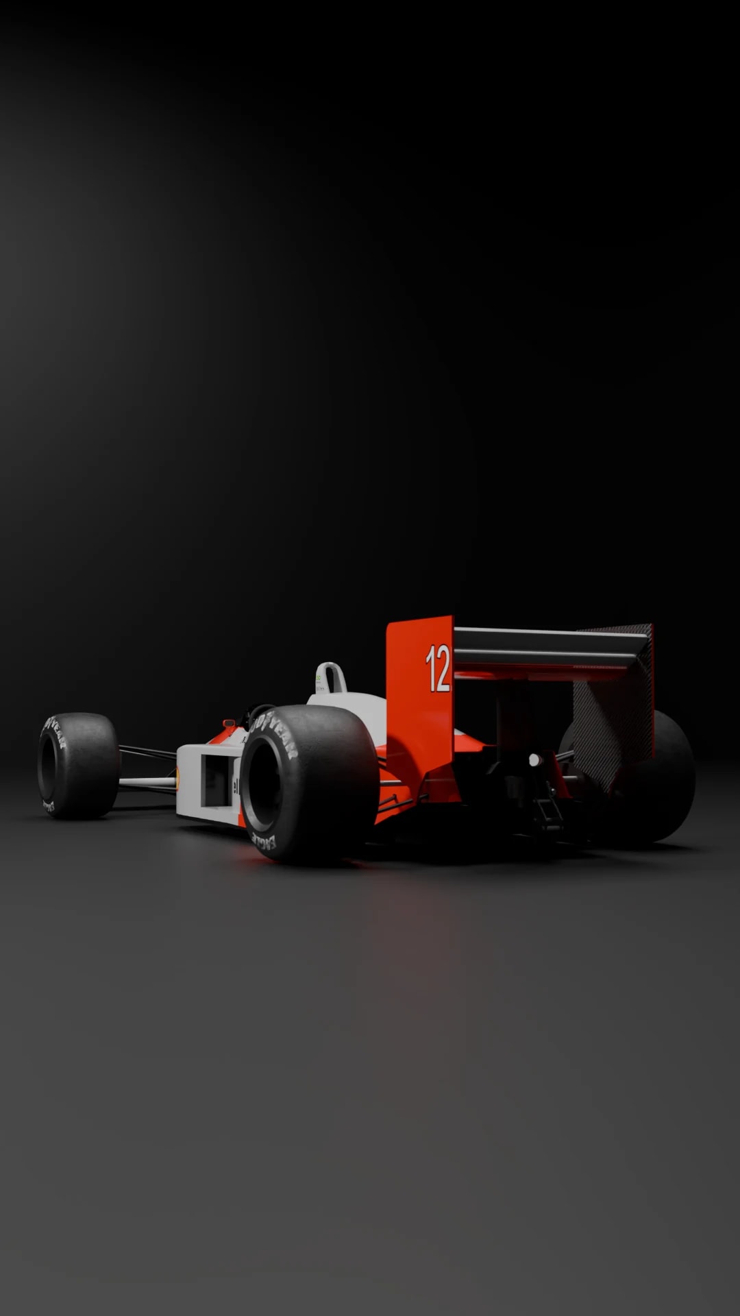 McLaren MP4/4, rear detail