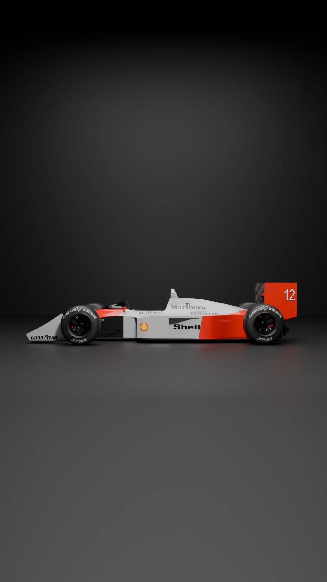 McLaren MP4/4, side