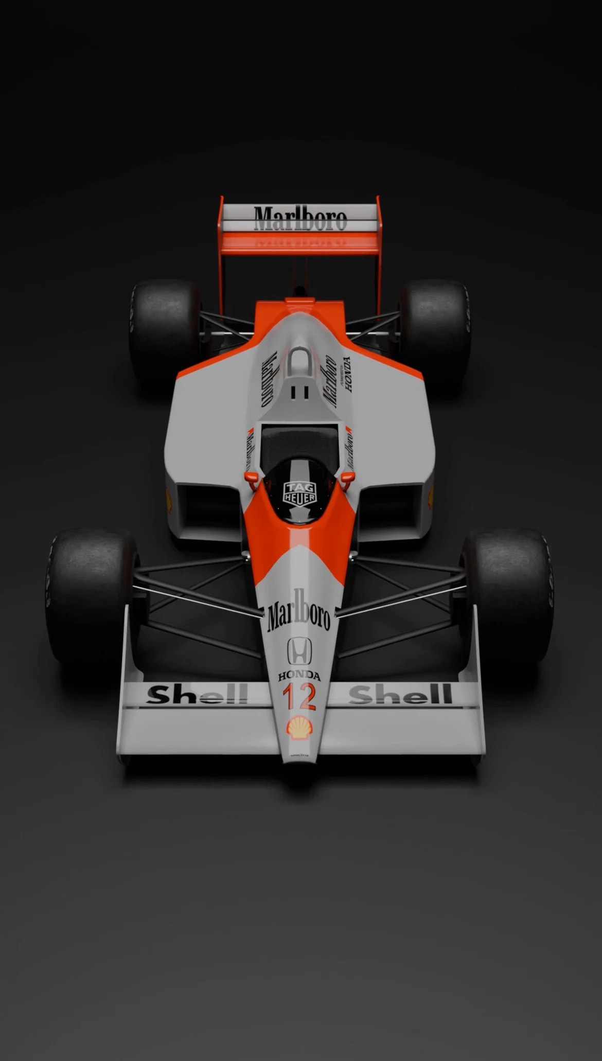 McLaren MP4/4 from above
