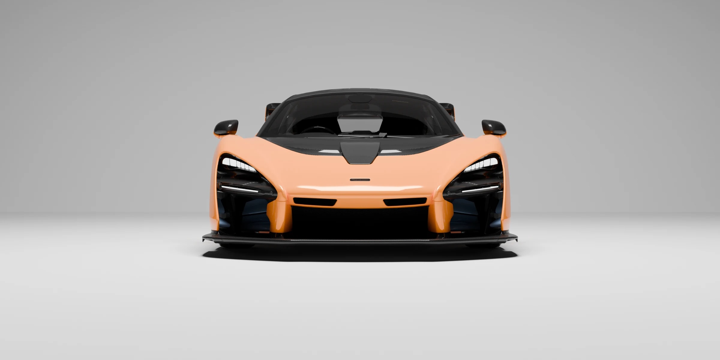 McLaren Senna in orange