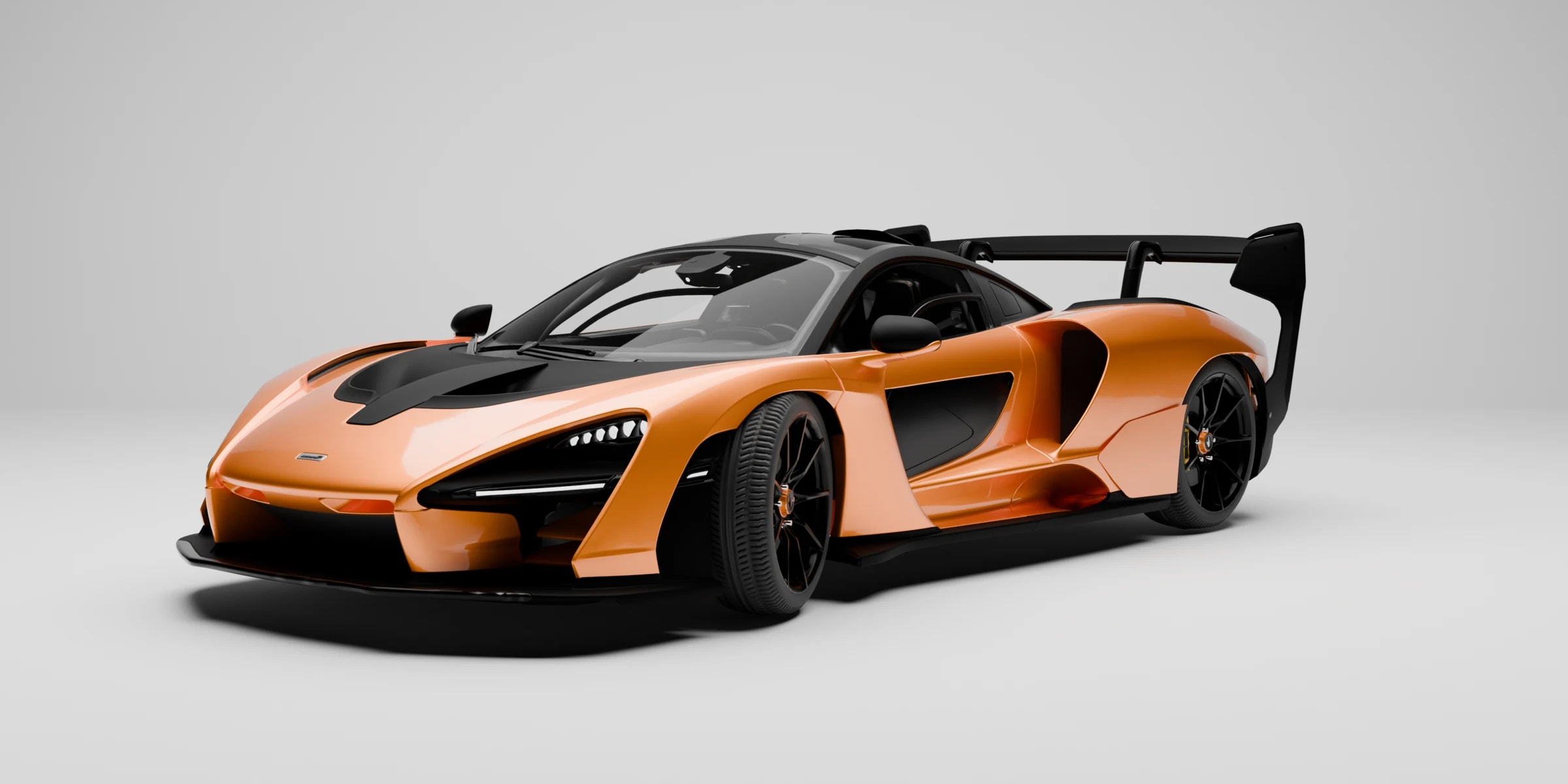 McLaren Senna, side angle