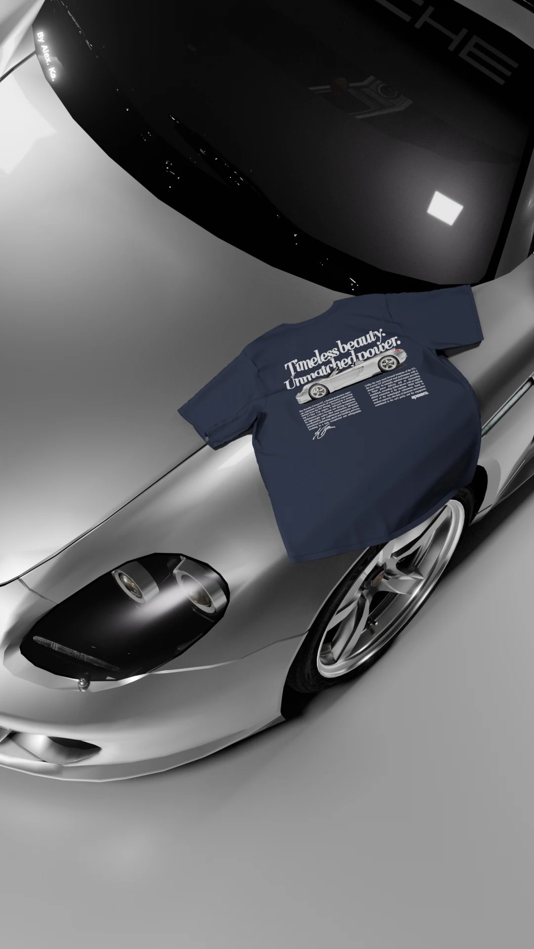 Carrera GT, print detail