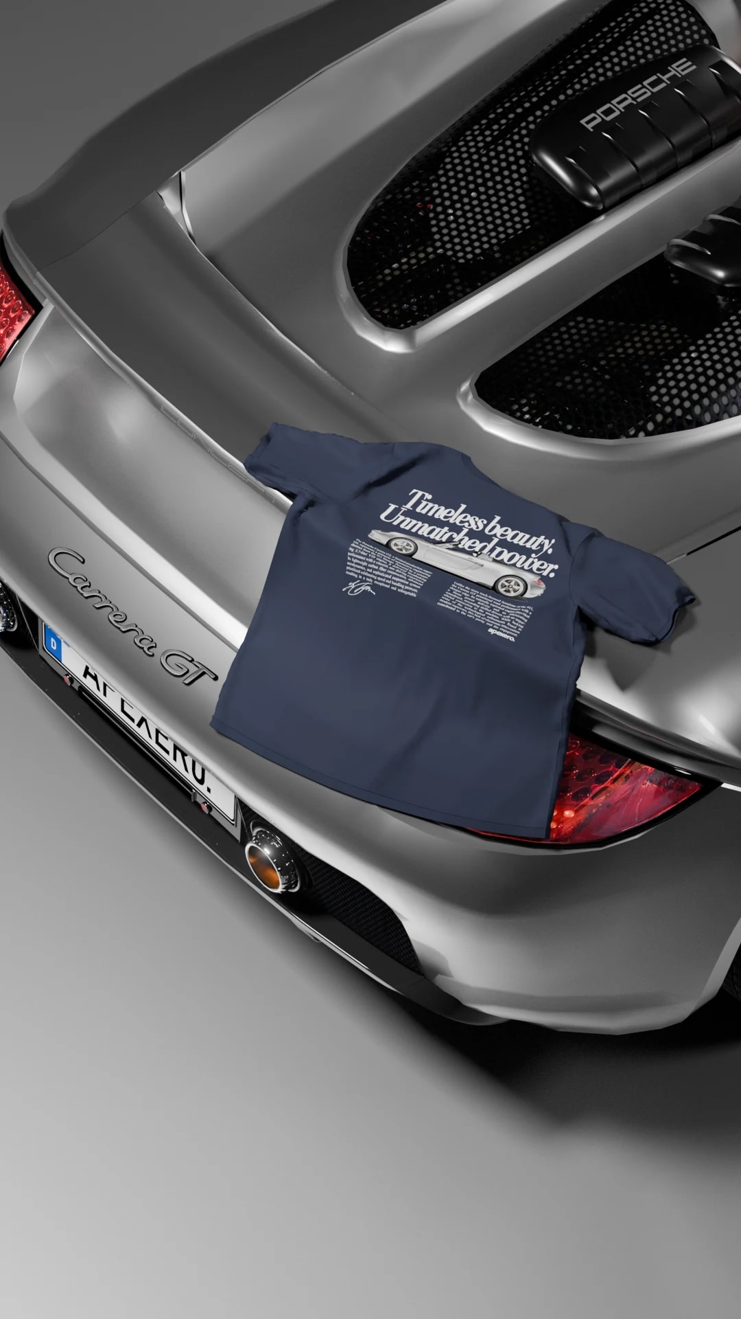 Carrera GT tee in the render