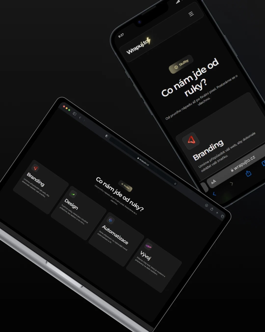 Wrapujto site on phones